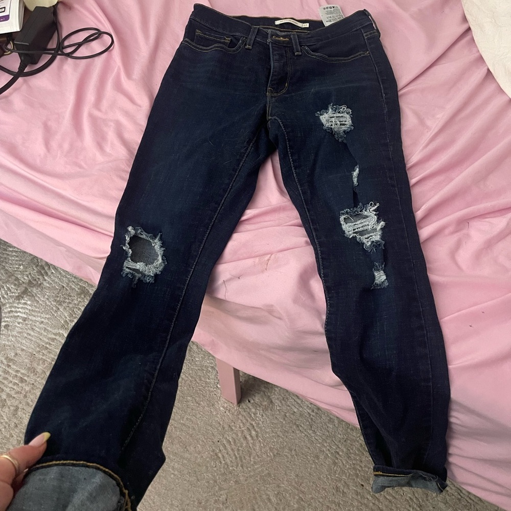 Levi’s 311 Shaping Skinny Dark Blue Jeans - Picture 1 of 4